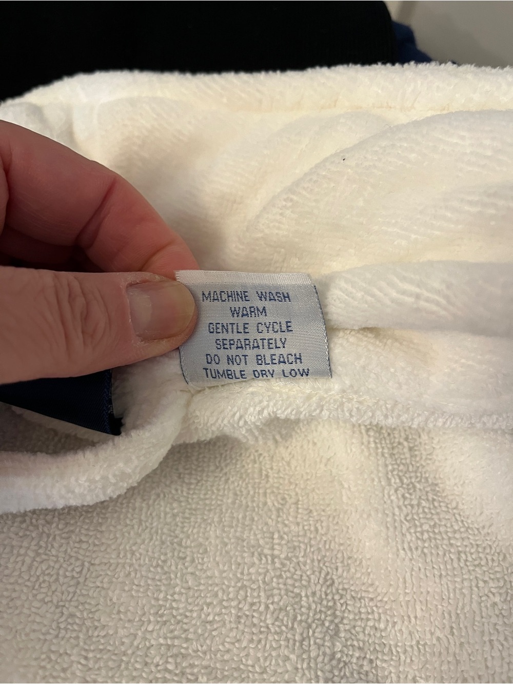 100% Cotton Heavy Weight Robe - Unisex - One Size - White - Picture 4 of 4